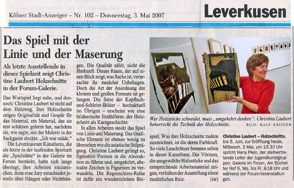 Ausstellung Spiel mit der Linie