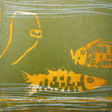Taucher, 2006     15 x 15 cm