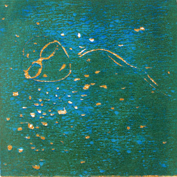 Schwimmer, 2006     15 x 15 cm