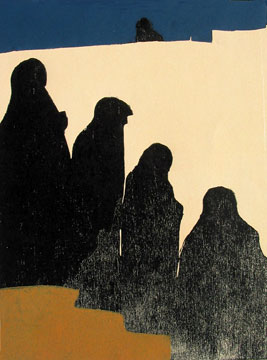 Frauen in Persien, 2001     22,5 x 30 cm