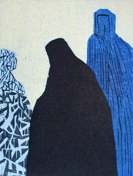 Frauen in Afghanistan, 2002     22,5 x 30 cm