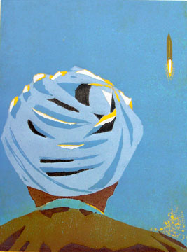 In der Wüste, 2008     22,5 x 30 cm