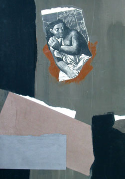 Collage, 1996     Ausschnitt (ganzes Bild 40 x 70 cm)